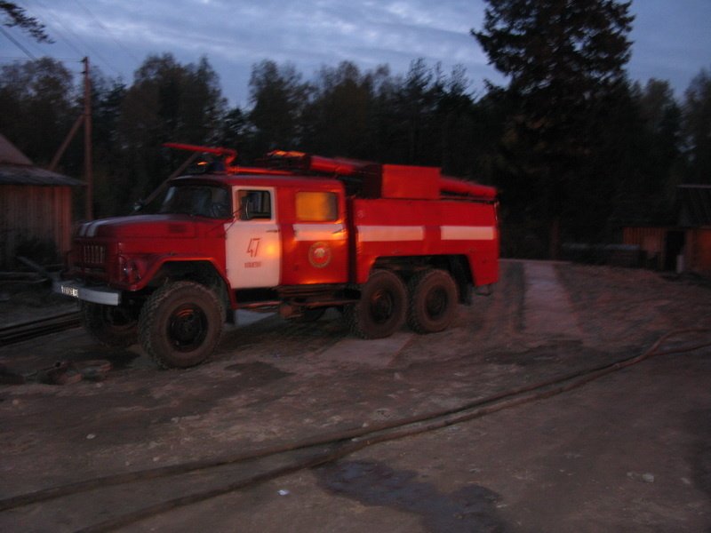 Пожарно-спасательные подразделения выезжали на пожар в Коношском МР Архангельской области.