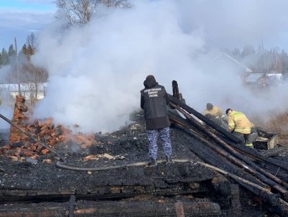 В Коношском районе проводится проверка по факту гибели двух женщин в результате пожара